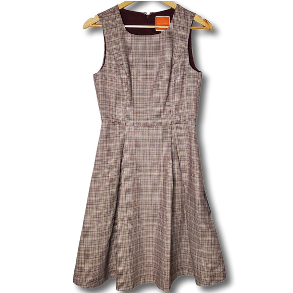 Modcloth Dresses & Skirts - Modcloth Touch of Structure A-Line Dress Brown Size Small